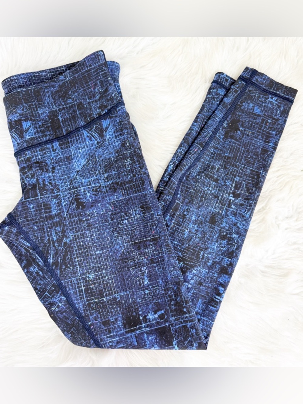 Lululemon Wunder Under High-Rise Leggings City Lights Multi Black 8